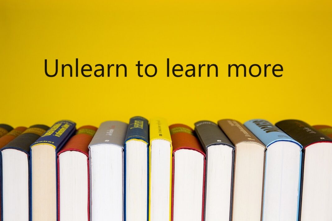 Unlearn to learn more